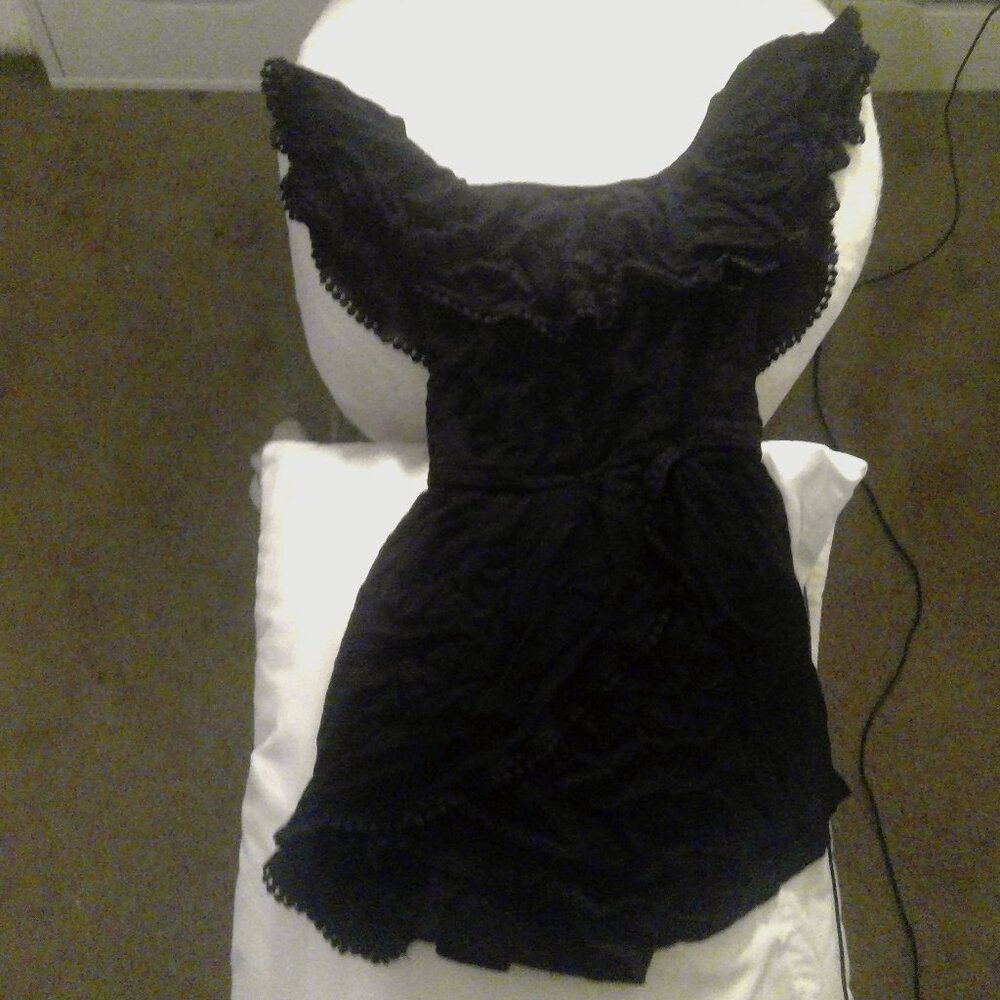 Fun and casual black romper